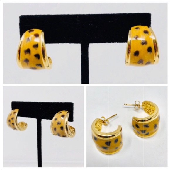 Sterling silver, gold overlay leopard print ring - Picture 9 of 9